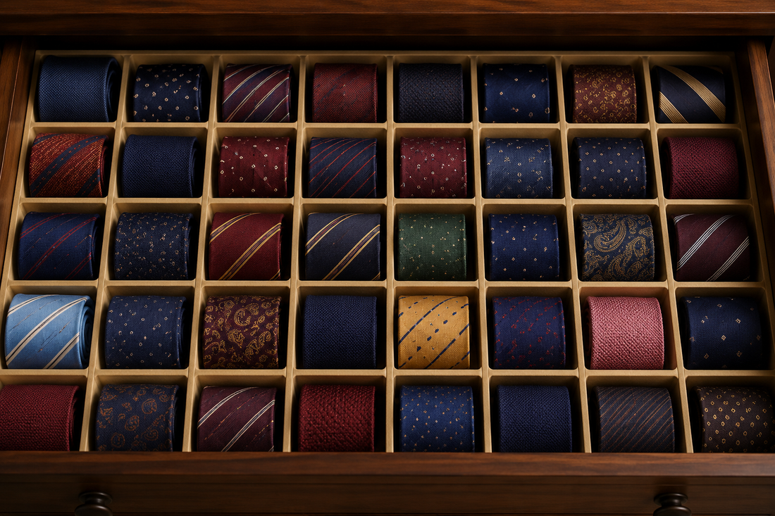 How to Store a Silk Tie Without Damaging Its Shape