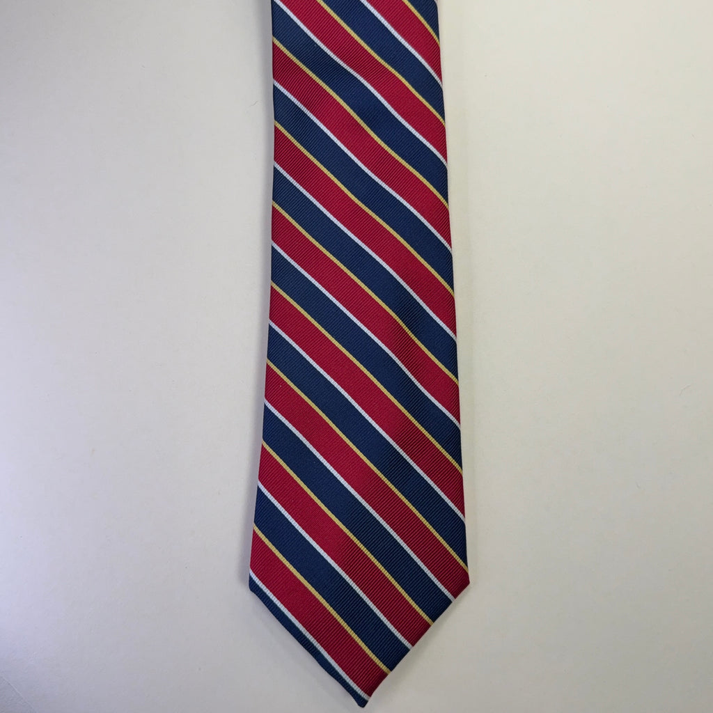JoS. A. Bank Navy & Red Repp Stripe Tie