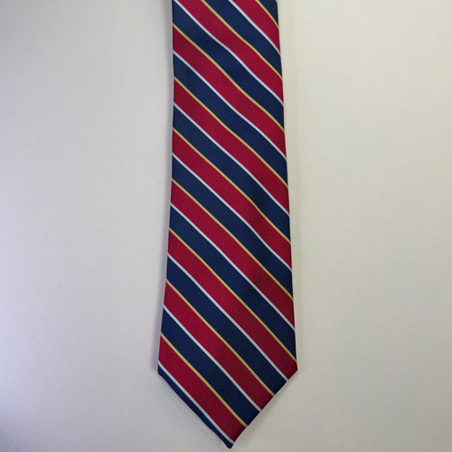 JoS. A. Bank Navy & Red Repp Stripe Tie