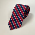 JoS. A. Bank Navy & Red Repp Stripe Tie